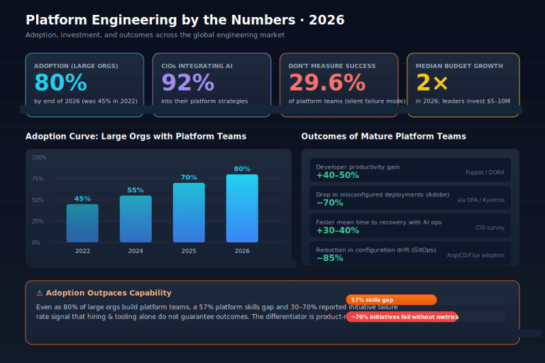 Platform Engineering Hits 80% Adoption in 2026